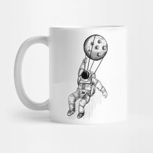 Astronaut landing With Moon Mug